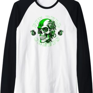Greenline Creeps Raglan Baseball Tee