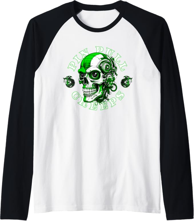 Greenline Creeps Raglan Baseball Tee