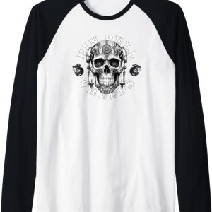 Cranial Nerve Creeps Raglan Baseball Tee