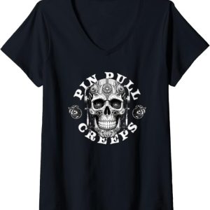 Cranial Nerve Creeps Womens V-Neck T-Shirt