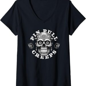 Dead Signal Creeps Womens V-Neck T-Shirt