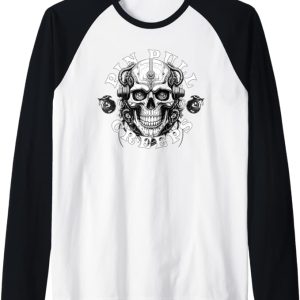 Mind Lag Creeps Raglan Baseball Tee