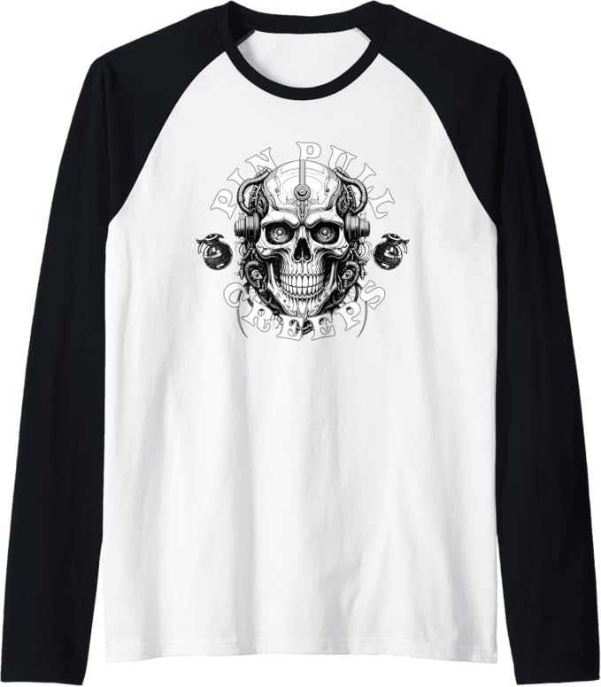 Mind Lag Creeps Raglan Baseball Tee