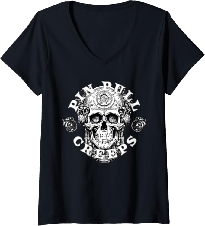Pressure Drop Creeps Womens V-Neck T-Shirt