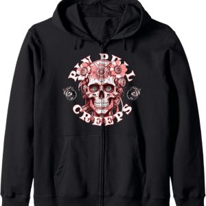 Circuit Bloom Creeps Zip Hoodie