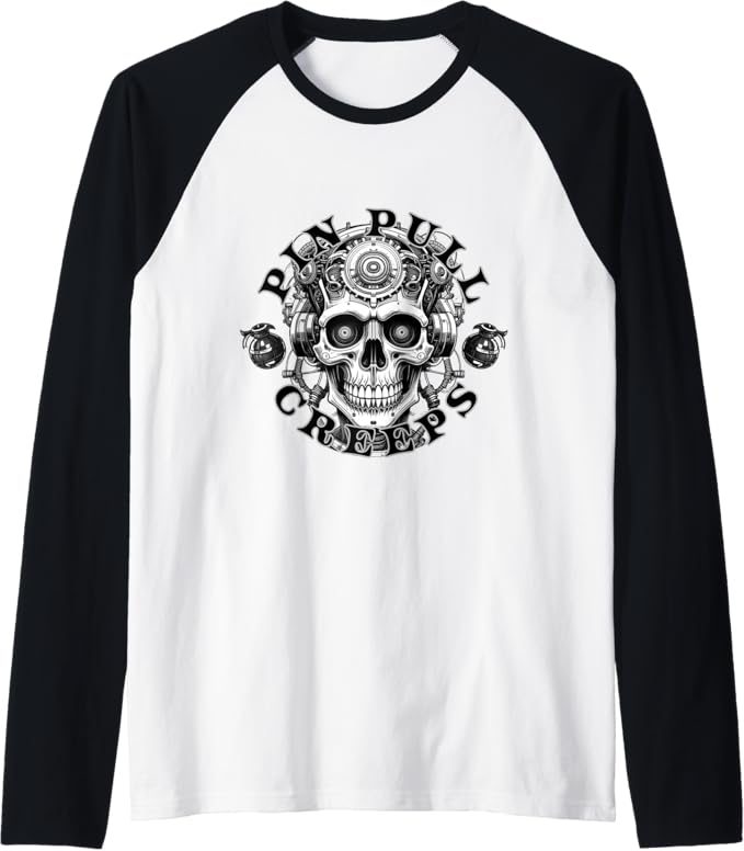 Candy Flipped Creeps Raglan Baseball Tee
