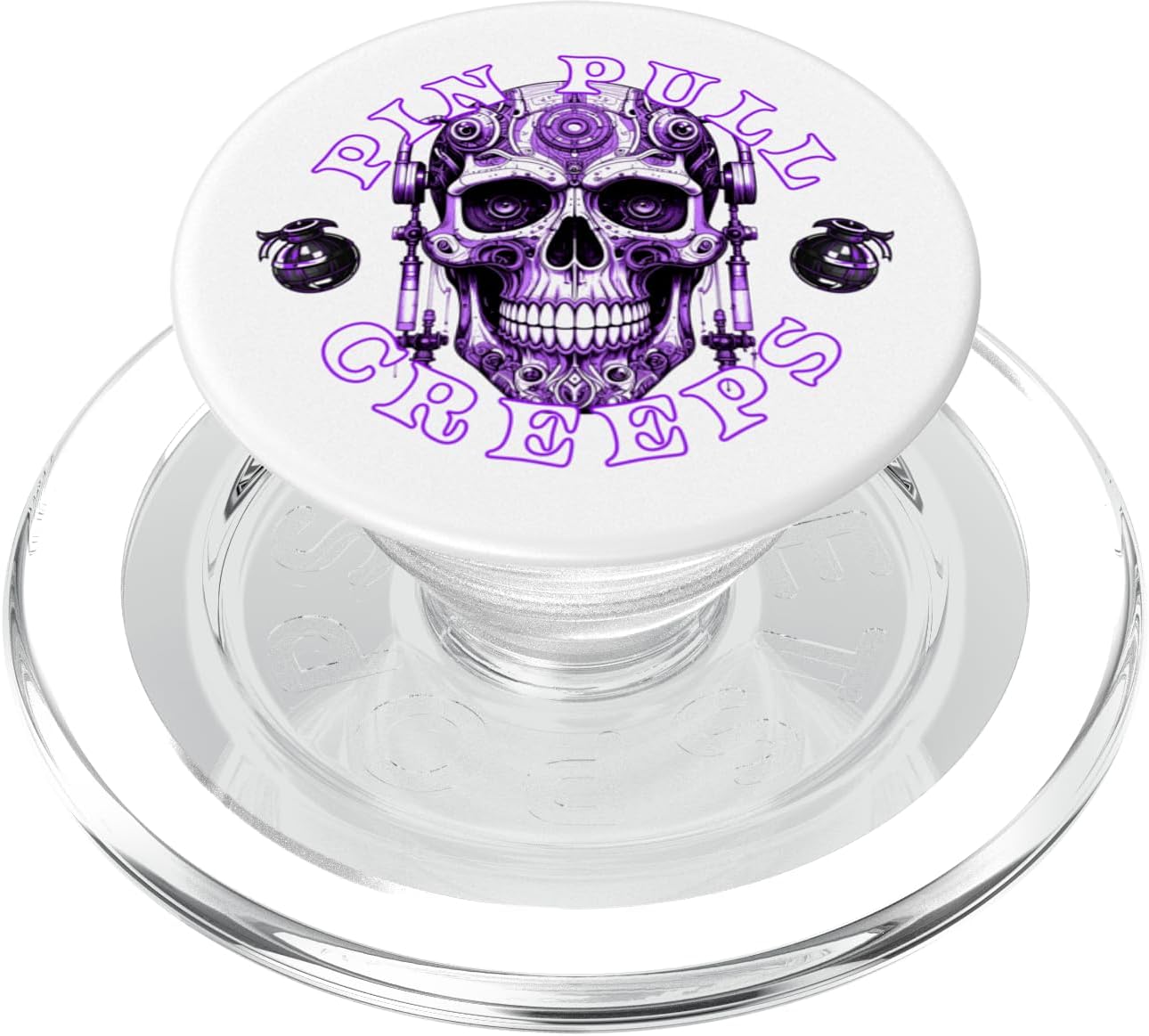 Cranial Nerve Creeps PopSockets PopGrip for MagSafe