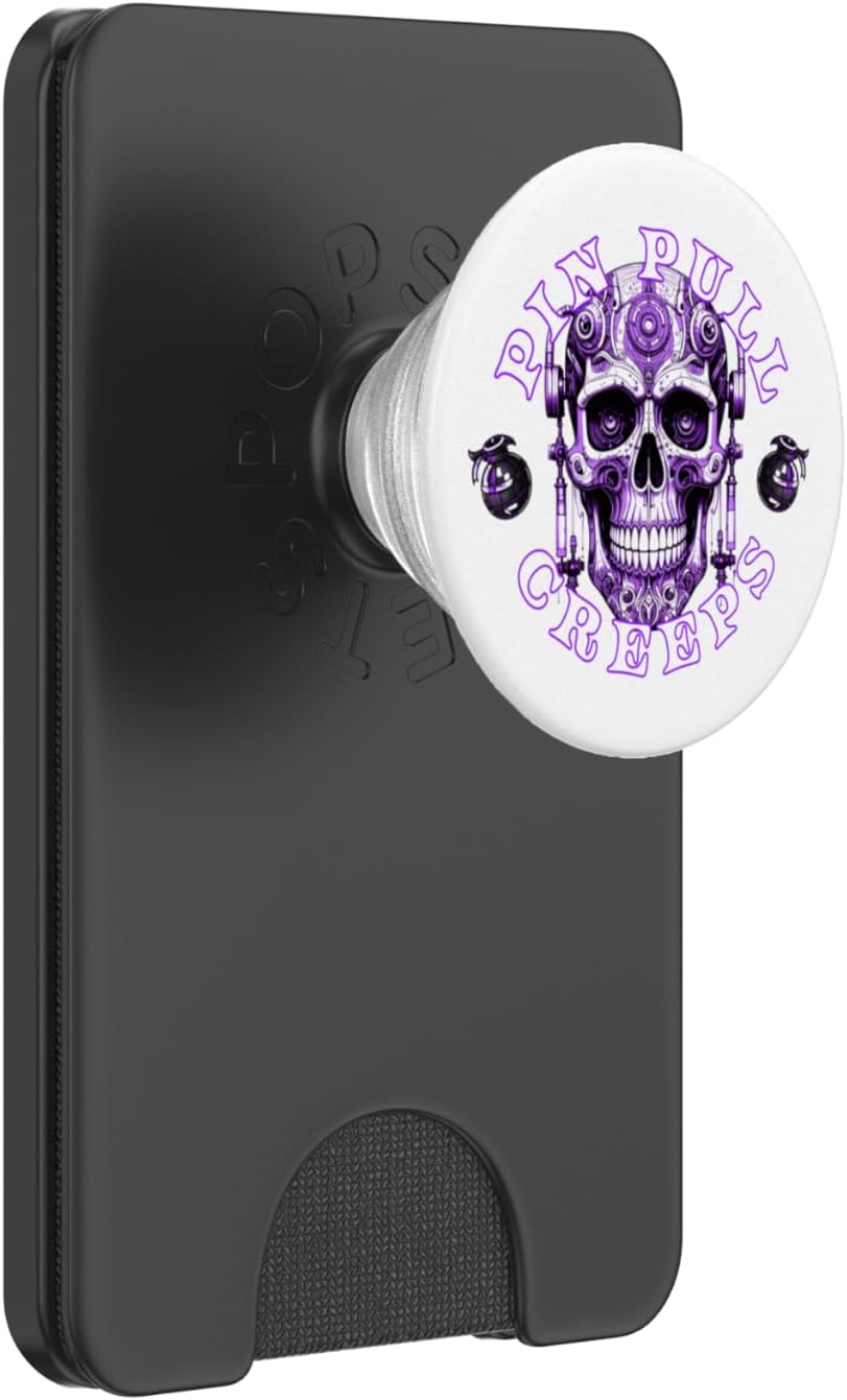 Cranial Nerve Creeps PopSockets PopWallet for MagSafe