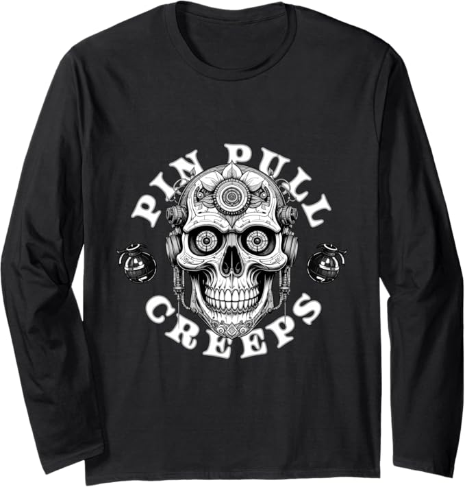 Petal Glitch Creeps Long Sleeve T-Shirt