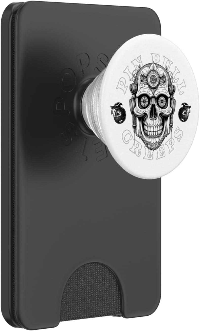 Petal Glitch Creeps PopSockets PopWallet for MagSafe