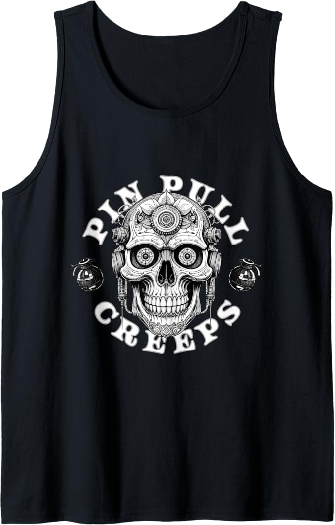 Petal Glitch Creeps Tank Top