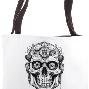 Petal Glitch Creeps Tote Bag