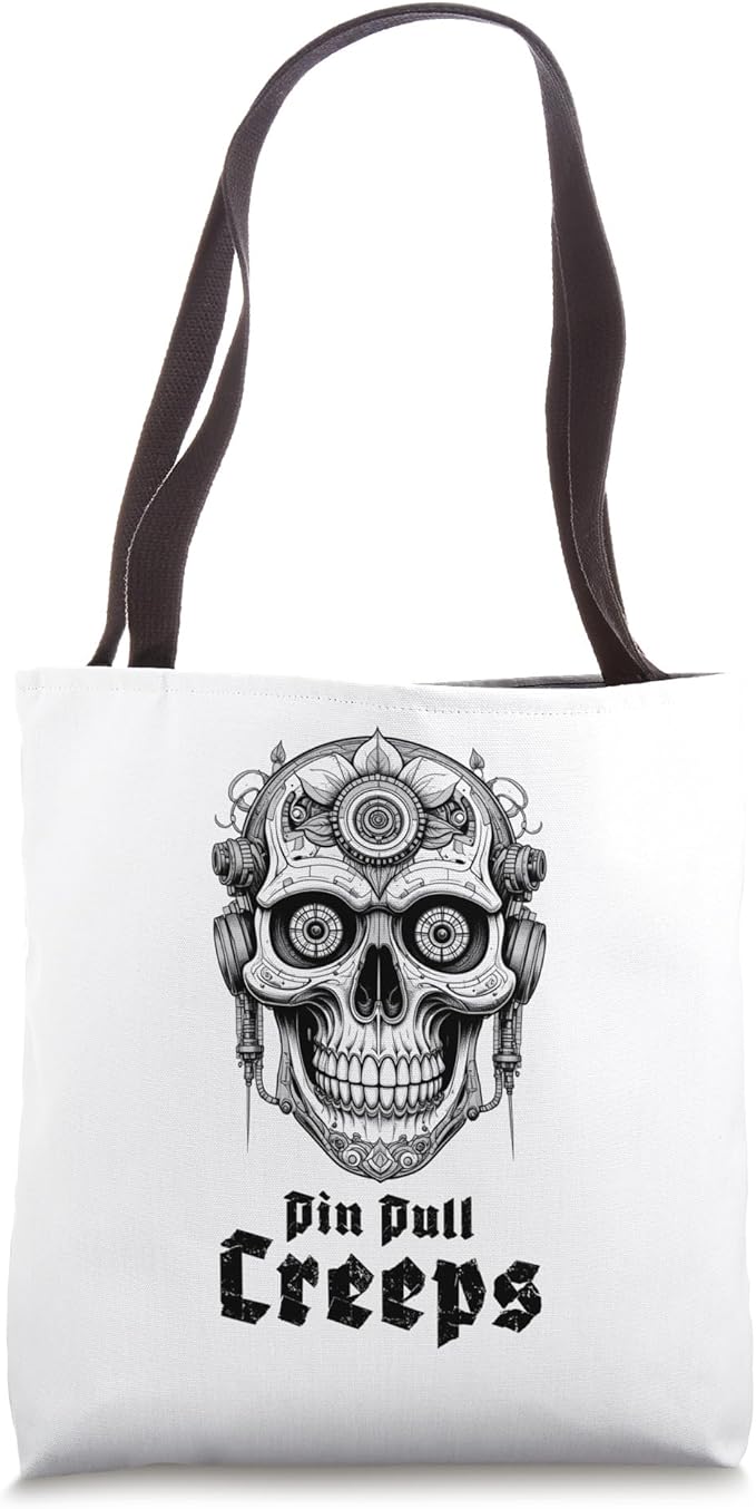 Petal Glitch Creeps Tote Bag