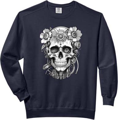 Circuit Bloom Creeps Comfort Colors Adult Sweatshirt